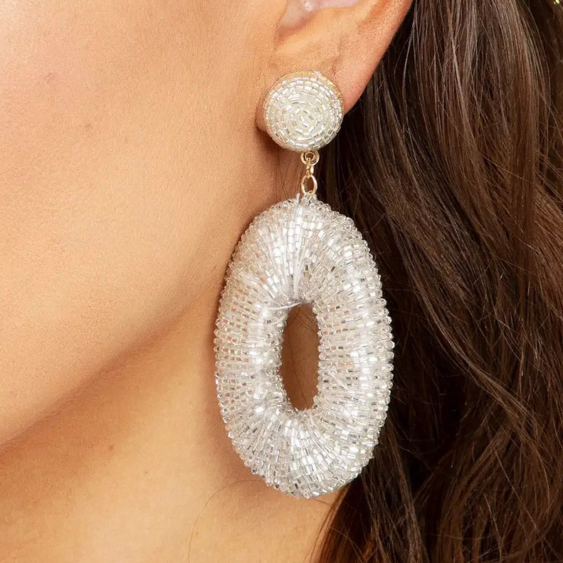 Camila Beaded Statement Earrings